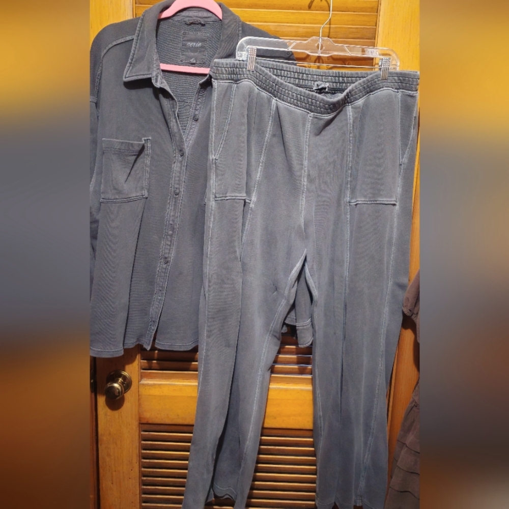 Aerie Fleece Sweat Set